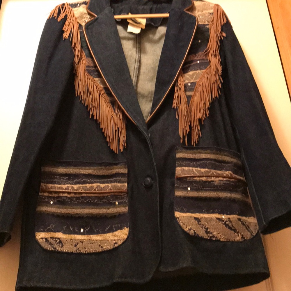 Denim Jacket size medium      lowest price